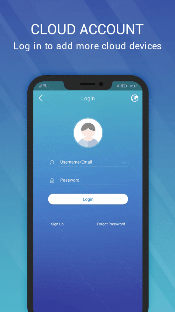 EZCloud 账号管理界面