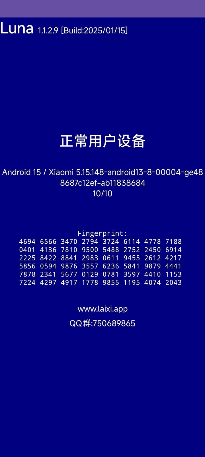 Luna 检测结果页的状态判读
