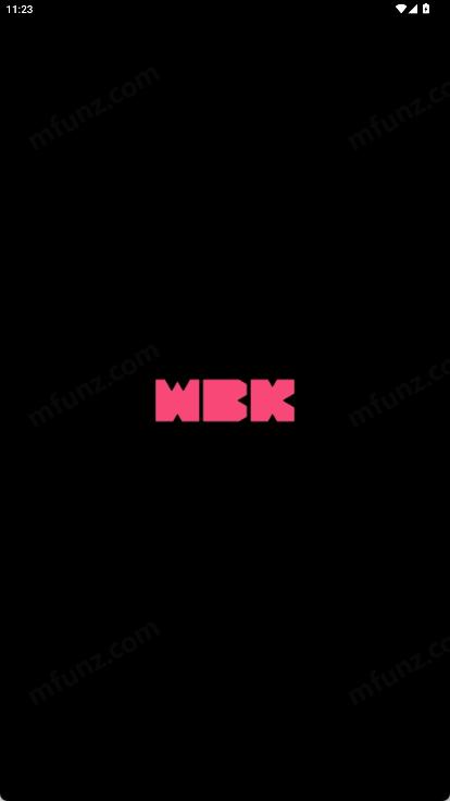 Webook WBK 数字卡启动画面
