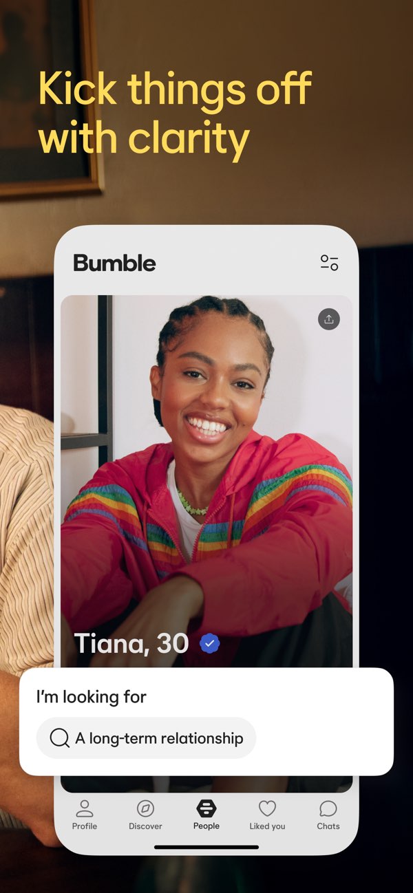 Bumble 应用商店功能截图